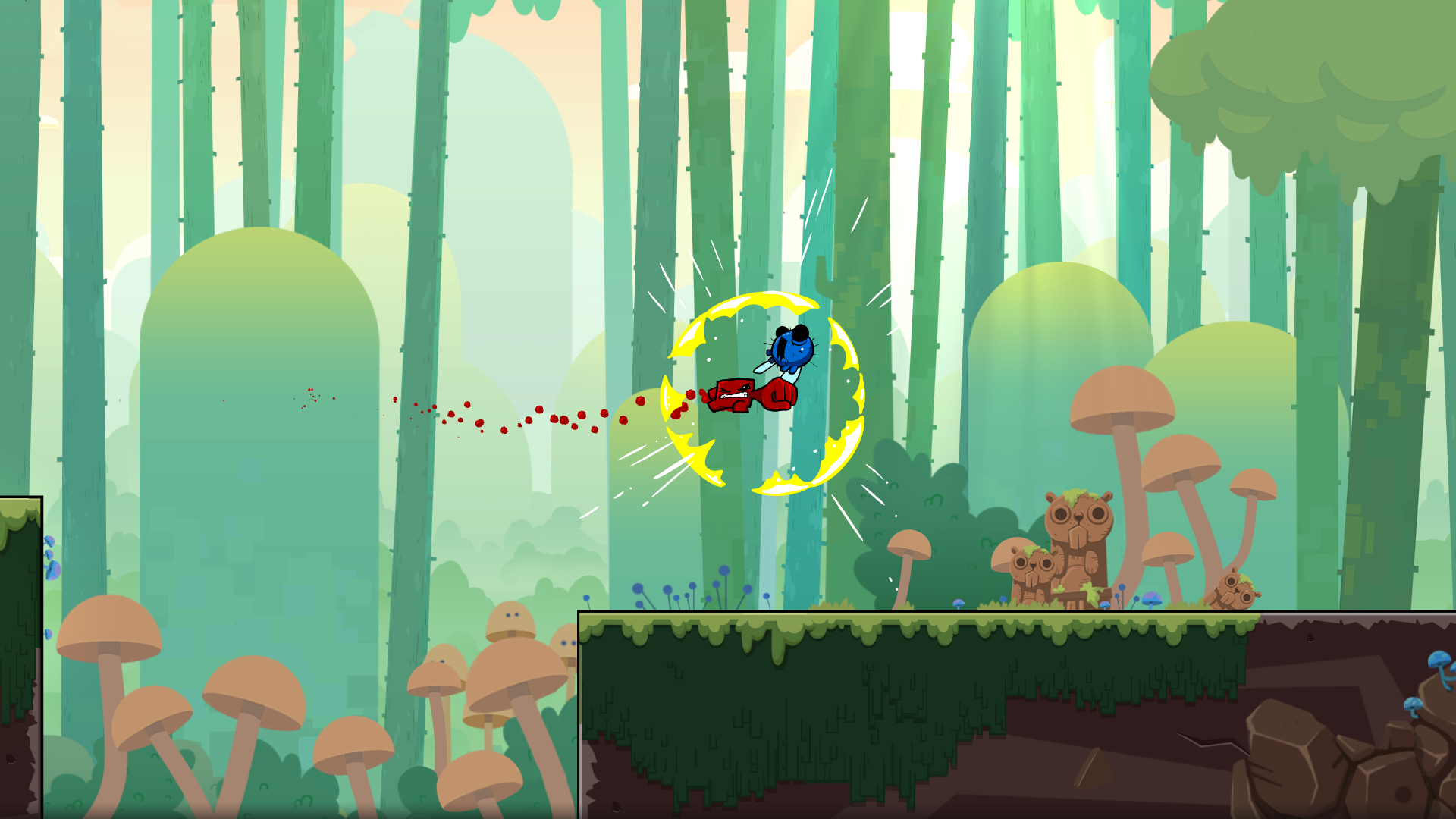 Super Meat Boy Forever gameplay screenshot